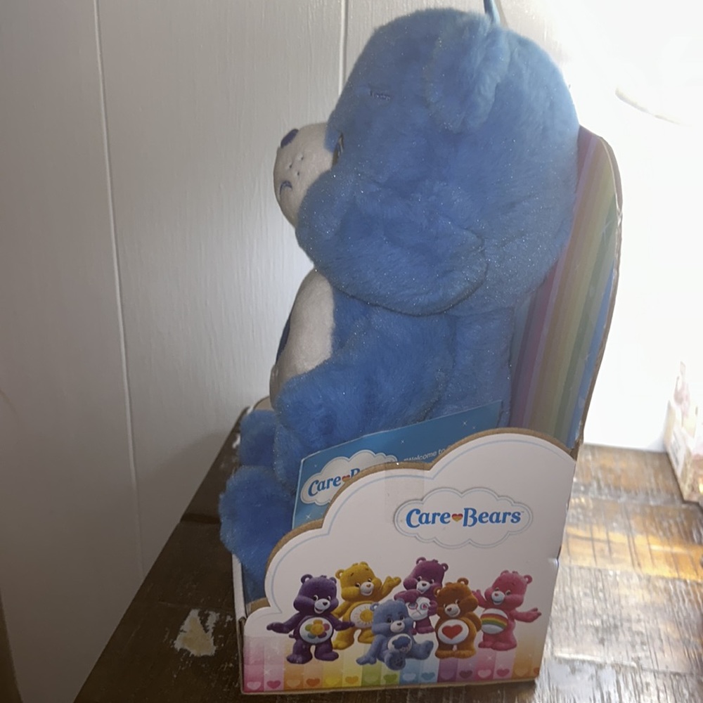 New Care Bears GRUMPY BEAR 12" Plush Sealed in Box 2014 w/ DVD. NIB, Age2+. - Picture 4 of 6